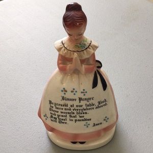 Vintage Dinner Prayer Napkin Holder